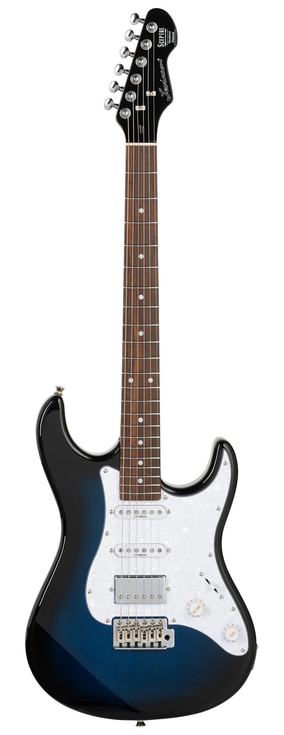 Levinson Sceptre Gen II Ventana Deluxe SV2 Electric Guitar Ocean Blue - Music Planet NZ