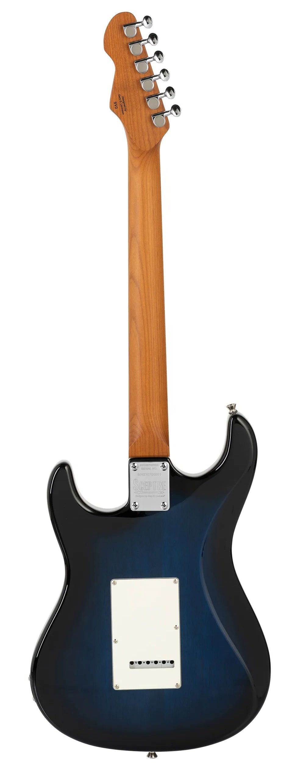 Levinson Sceptre Gen II Ventana Deluxe SV2 Electric Guitar Ocean Blue - Music Planet NZ
