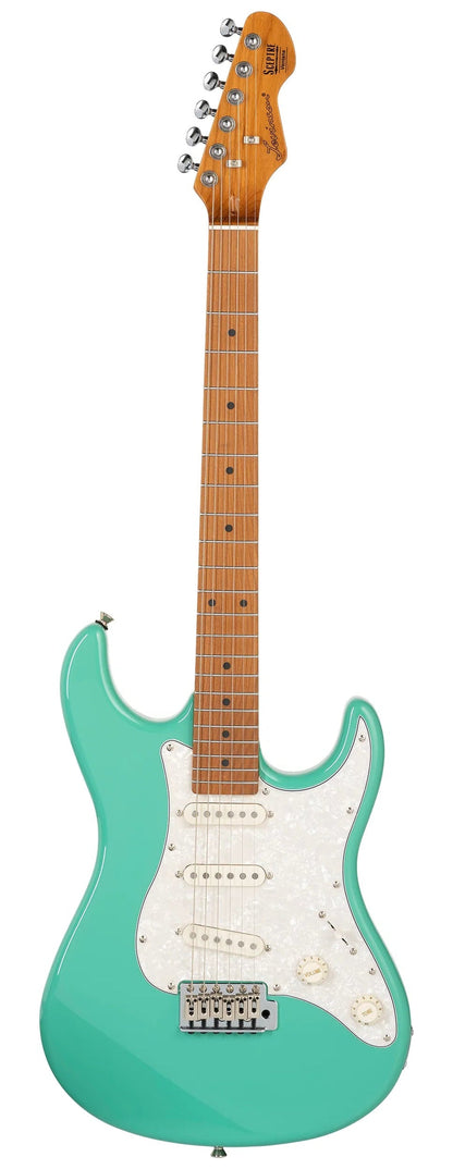 Levinson Sceptre Gen II Ventana Standard SV1 Electric Guitar Sea Foam Green - Music Planet NZ