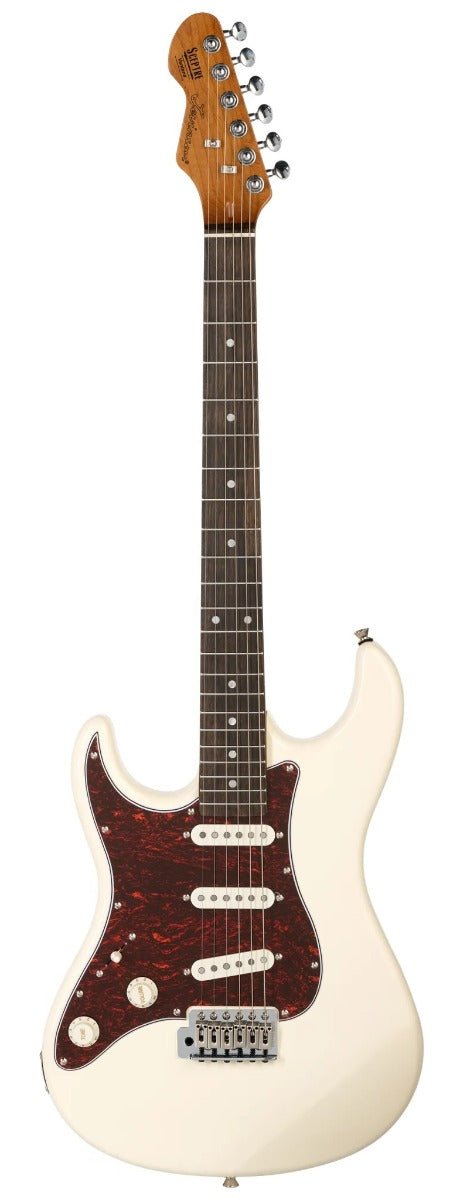 LEVINSON SCEPTRE LEFT HAND SV1 VENTANA STD D/CUTAWAY OLYM WH - Music Planet New Zealand