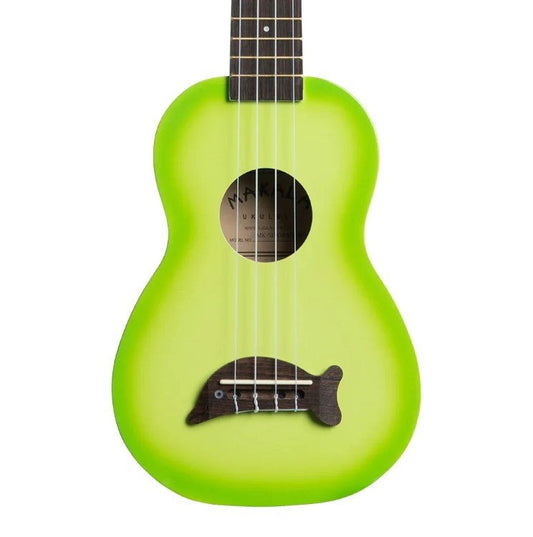 MAKALA SOPRANO UKULELE GREEN BURST - Music Planet New Zealand
