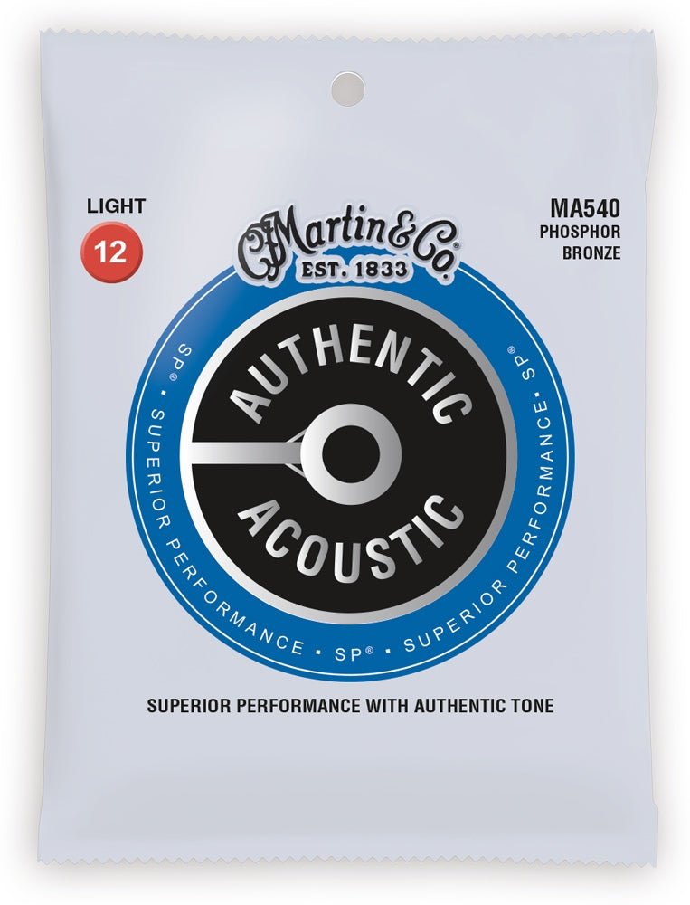 MARTIN AUTHENTIC SP PHOSPHOR12 - 54 LT - Music Planet New Zealand