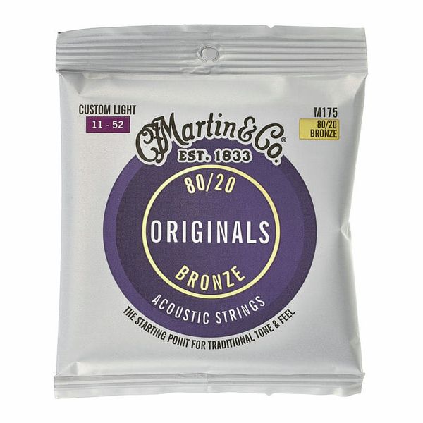 MARTIN BRONZE CUSTOM LIGHT 011 - 052 - Music Planet New Zealand