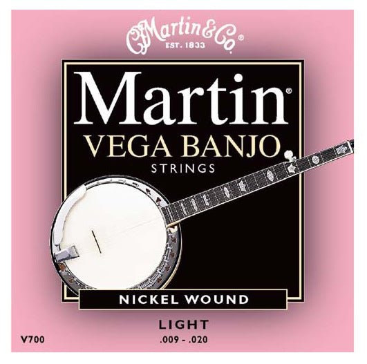 MARTIN VEGA BANJO 5 - STRING LIGHT 009 - 020 - Music Planet New Zealand