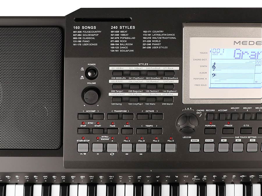 MEDELI A810 61 NOTE ARRANGER KEYBOARD - Music Planet New Zealand