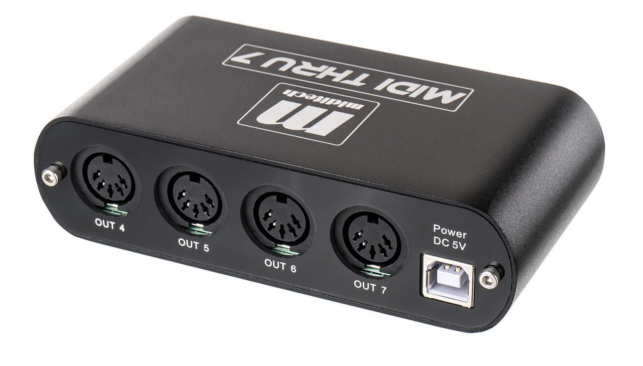 MIDITECH MIDI THRU 7 V2 (1 IN/7OUT) - Music Planet New Zealand