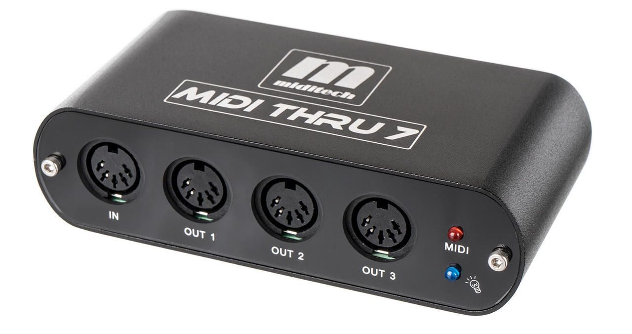MIDITECH MIDI THRU 7 V2 (1 IN/7OUT) - Music Planet New Zealand