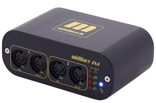 MIDITECH MIDIFACE 4X4 THRU/MERGE INTERFACE - Music Planet New Zealand