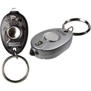 MIGHTY BRIGHT 2 PACK KEYCHAIN BLK&SILVER - Music Planet New Zealand