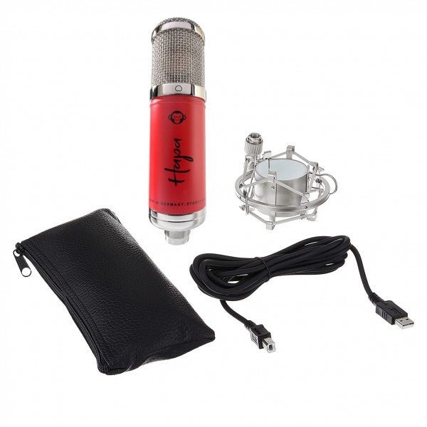 MONKEY BANANA HAPA USB MICROPHONE RED - Music Planet New Zealand