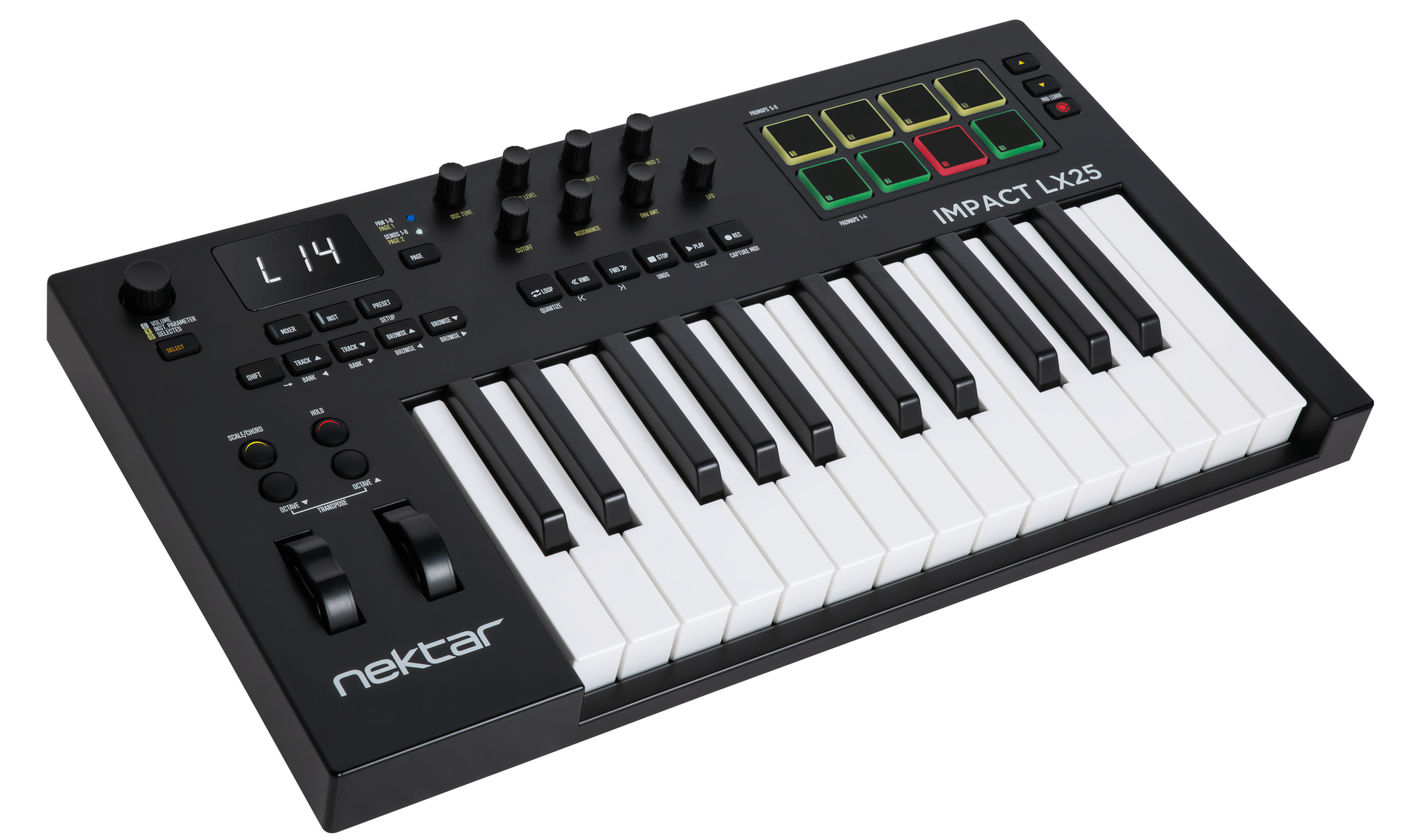 Nektar LX25 MK3 25 - Key USB MIDI Controller Keyboard - Music Planet New Zealand
