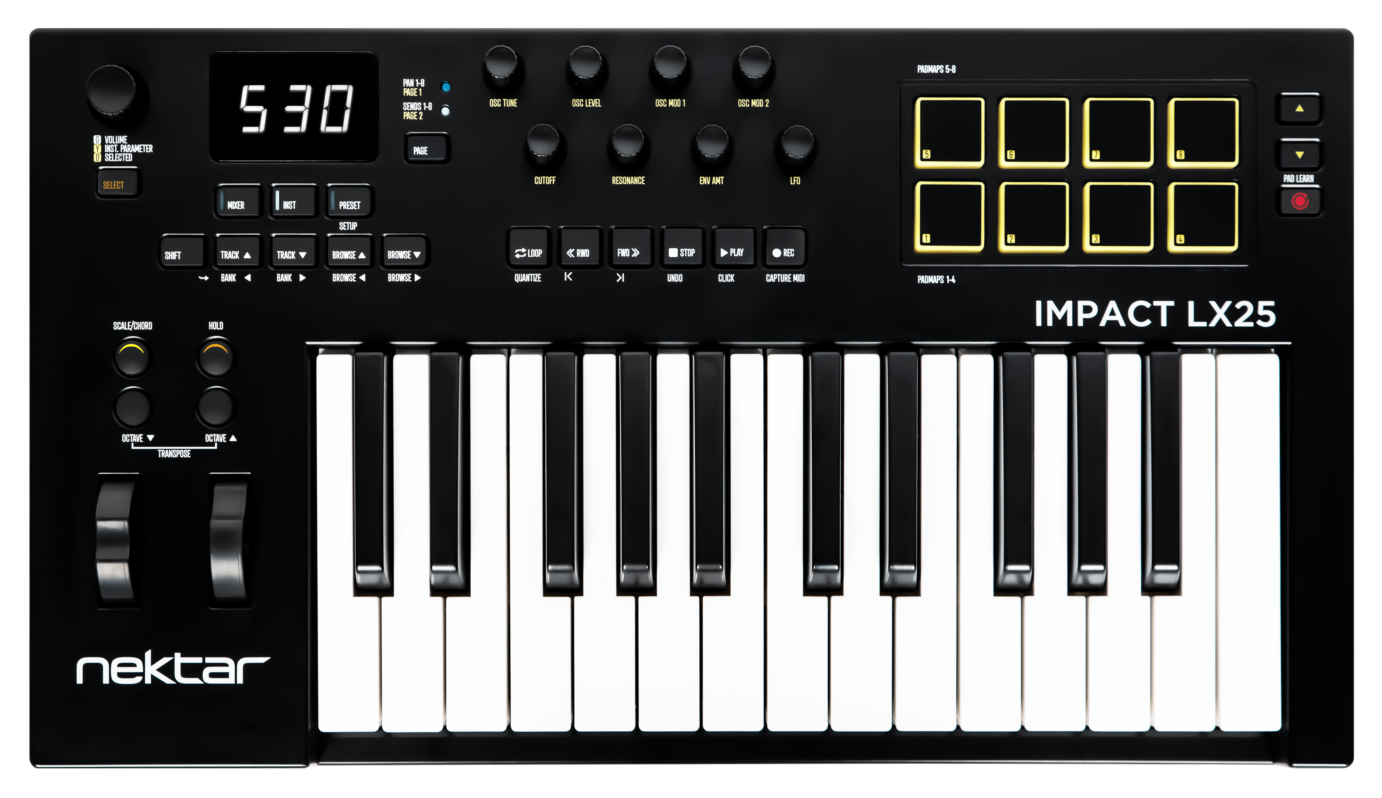 Nektar LX25 MK3 25 - Key USB MIDI Controller Keyboard - Music Planet New Zealand