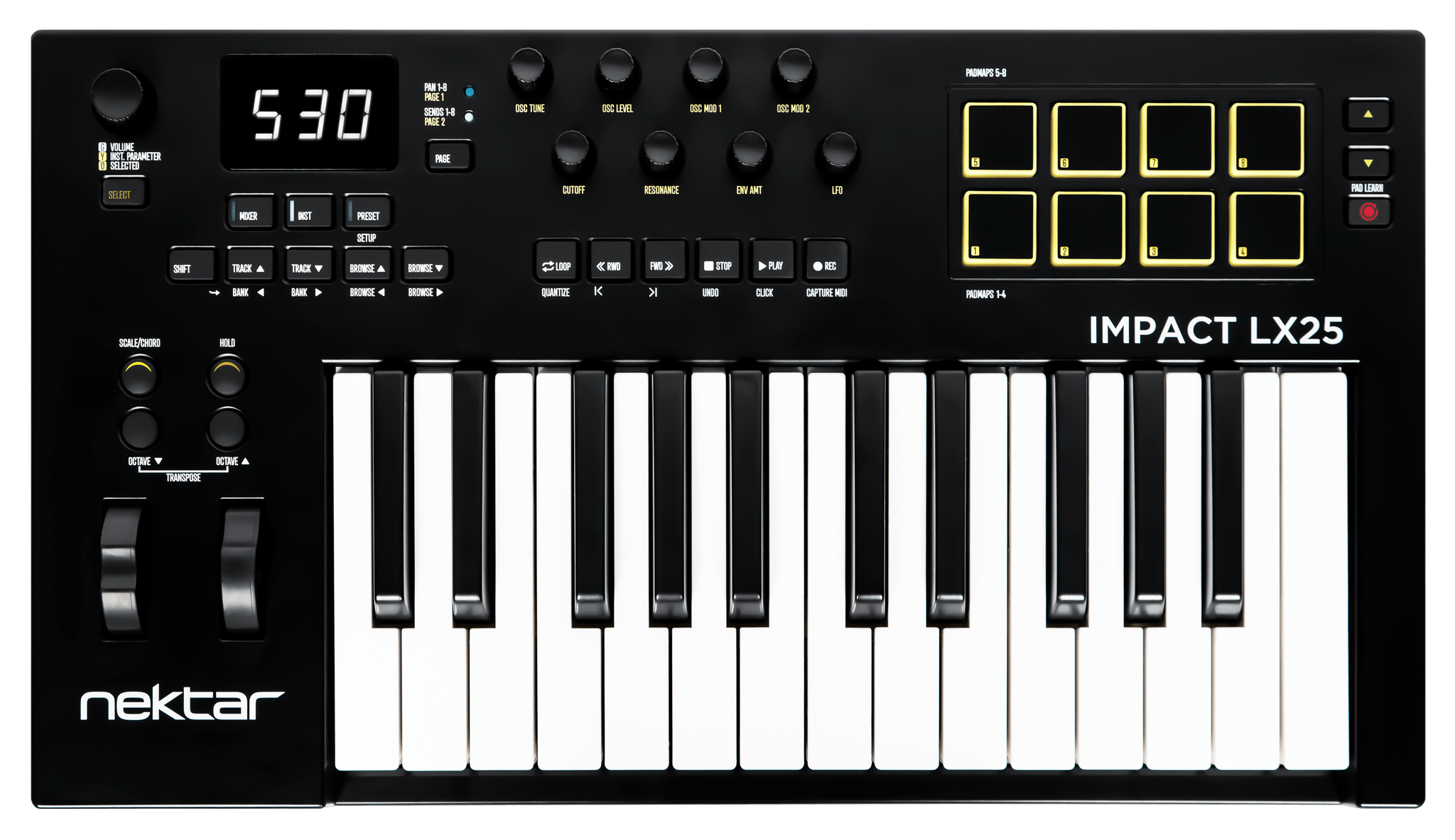 Nektar LX25 MK3 25 - Key USB MIDI Controller Keyboard - Music Planet New Zealand