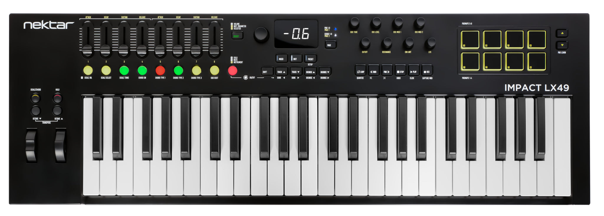 Nektar LX49 MK3 49 - Key USB MIDI Controller Keyboard - Music Planet New Zealand