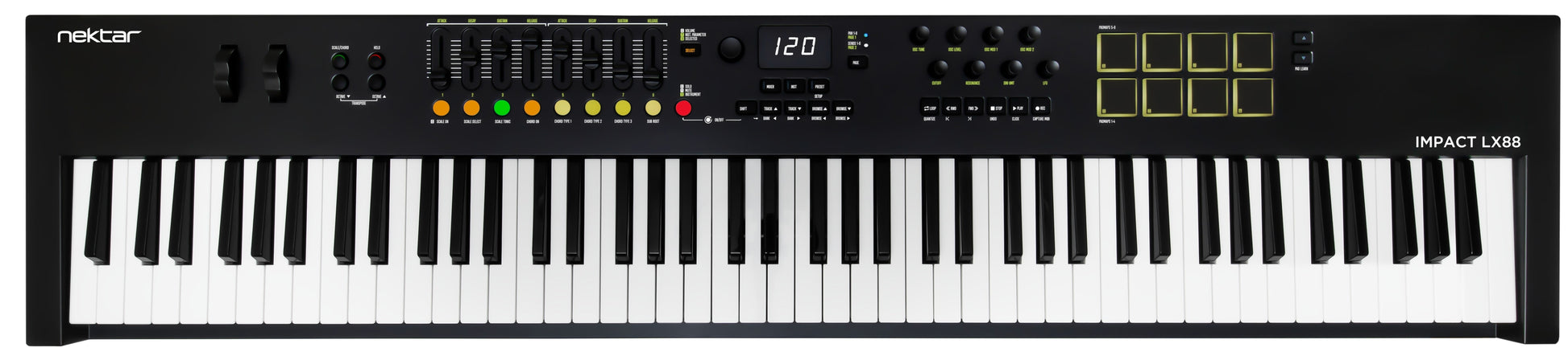Nektar LX88 MK3 88 - Key USB MIDI Controller Keyboard - Music Planet New Zealand