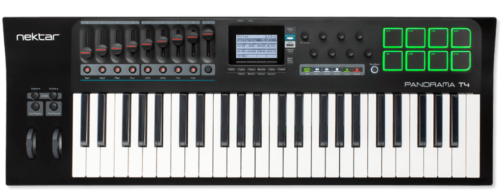 NEKTAR PANORAMA T4 USB CONTROLLER 49 KEY - Music Planet New Zealand