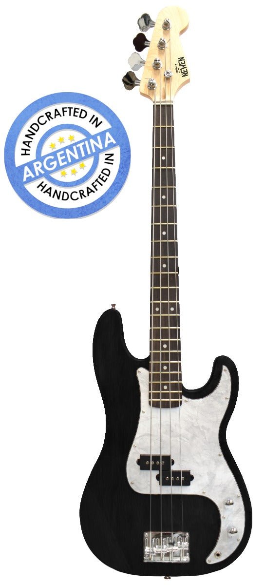 NEWEN P BASS CLASSIC 2 GUITAR IN BLACK - Music Planet New Zealand