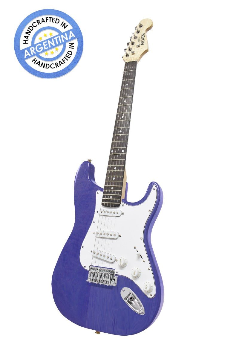 NEWEN ST ELECTRIC GUITAR IN BLUE WOOD - Music Planet New Zealand