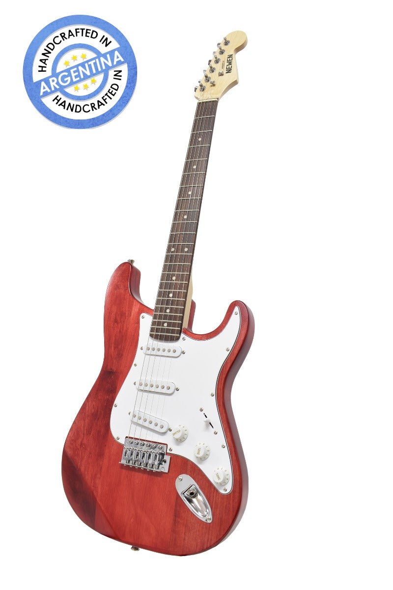 NEWEN ST ELECTRIC GUITAR IN RED WOOD - Music Planet New Zealand