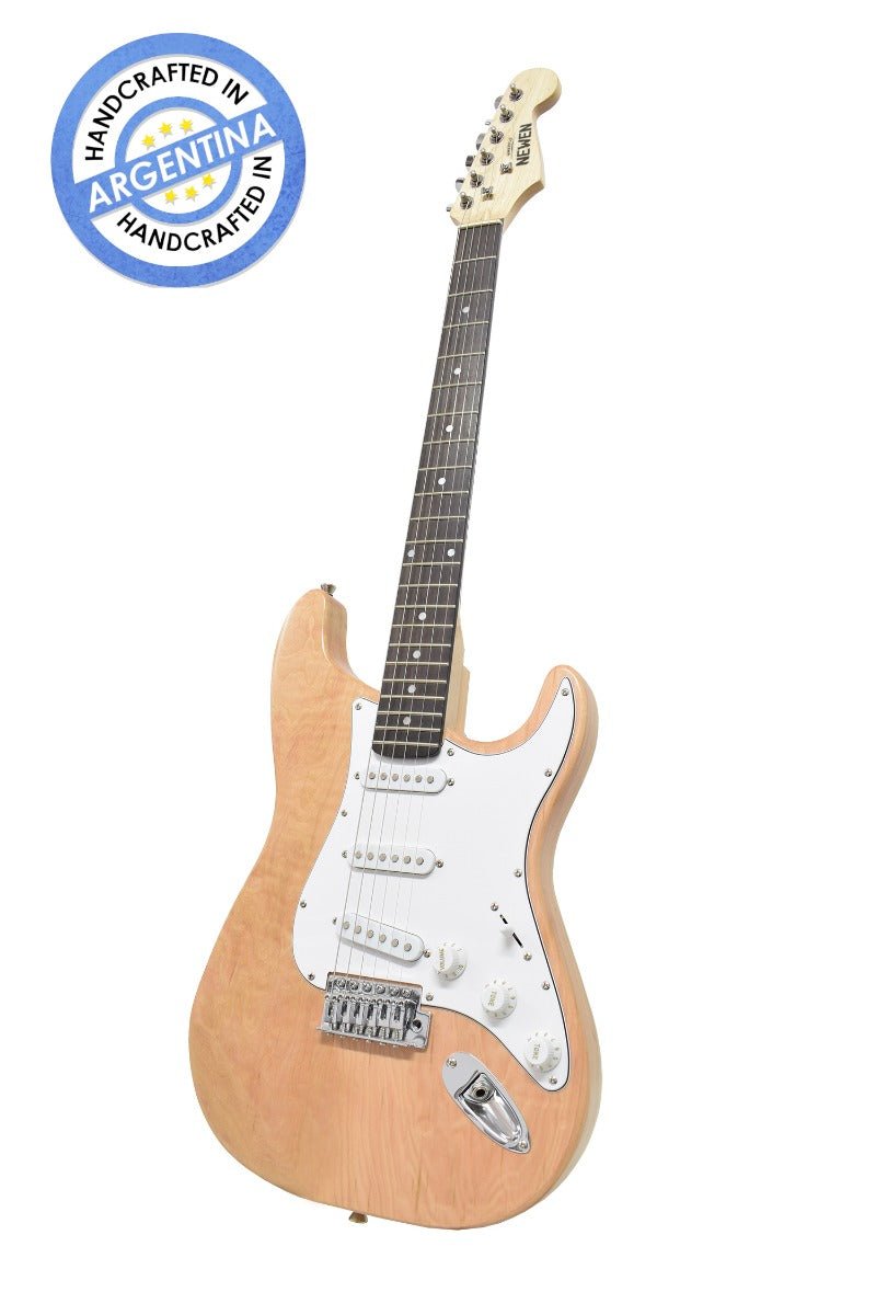 NEWEN ST ELECTRIC GUITAR NATURAL WOOD - Music Planet New Zealand