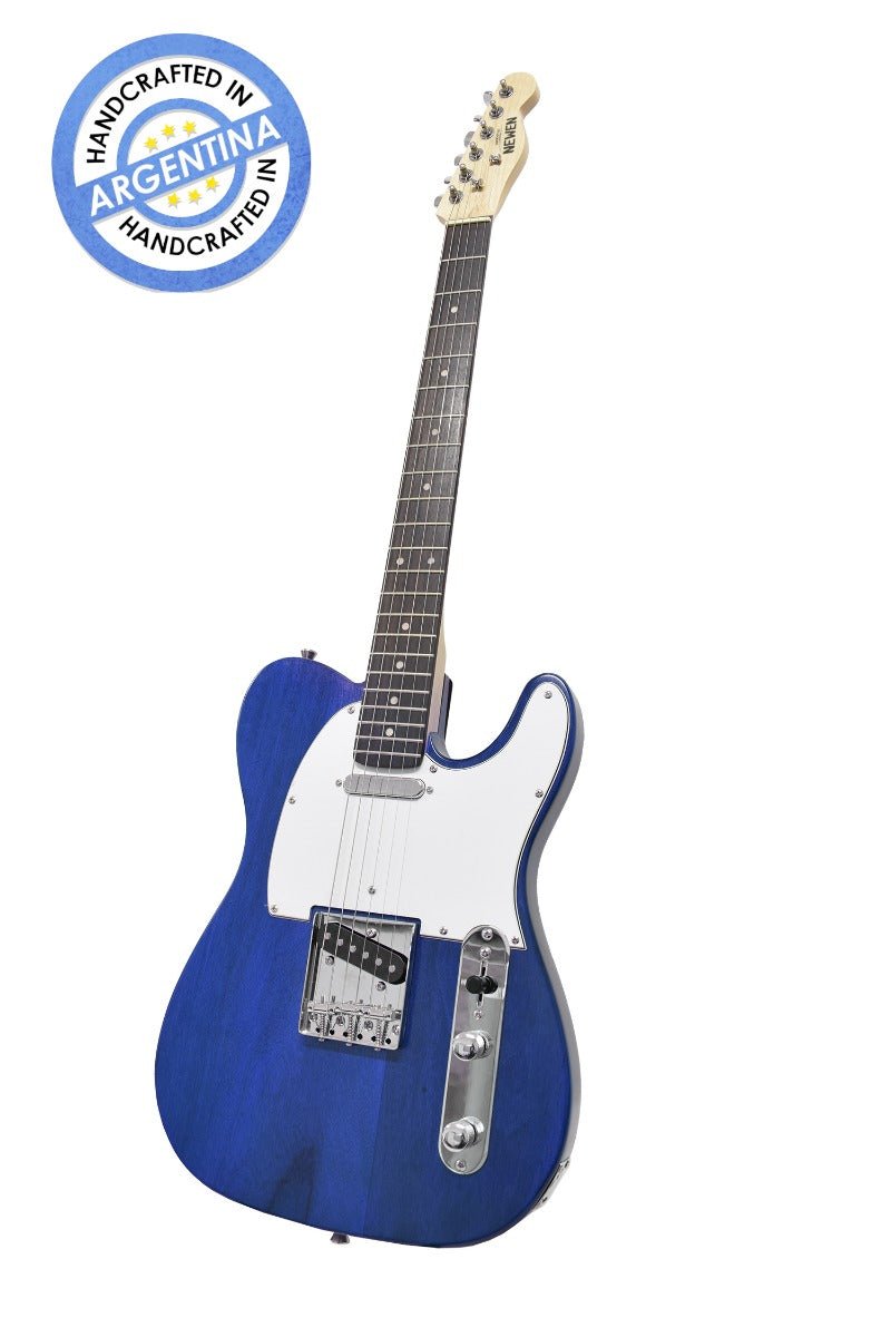 NEWEN TL ELECTRIC GUITAR IN BLUE WOOD - Music Planet New Zealand