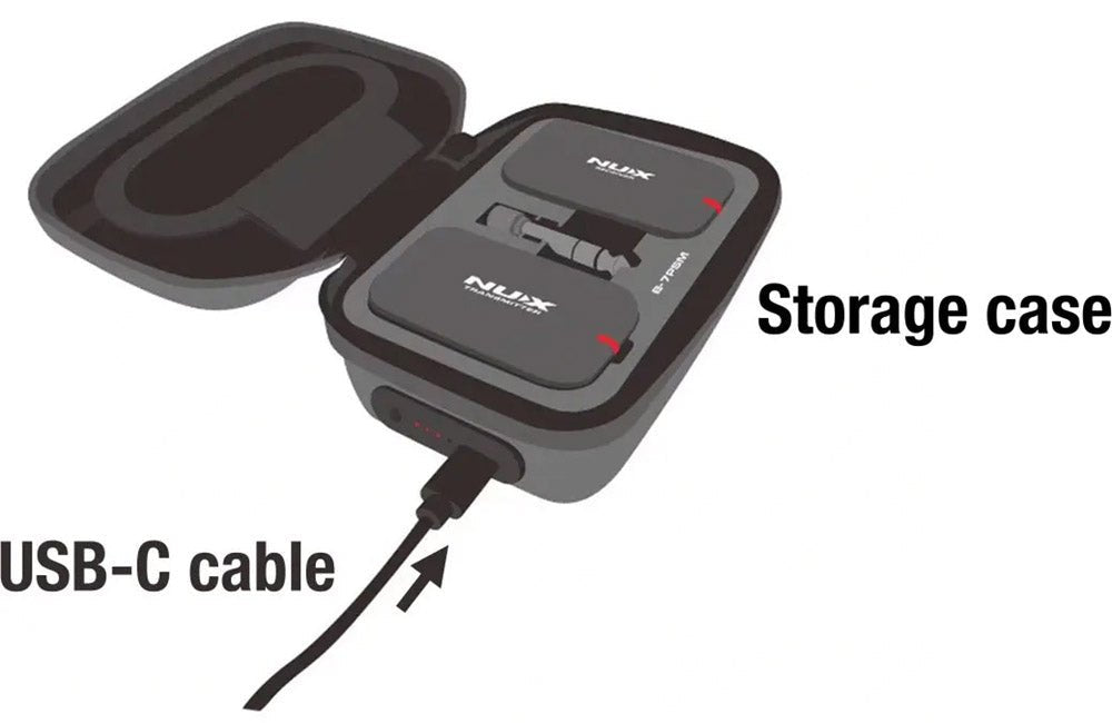 NUX B - 7PSM 5.8GHz Wireless In - Ear Monitoring System - Music Planet NZ