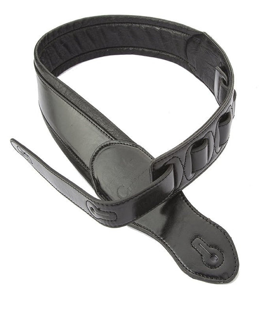 OCAR GARMENT LEATHER GUITAR STRAP TAN - Music Planet New Zealand