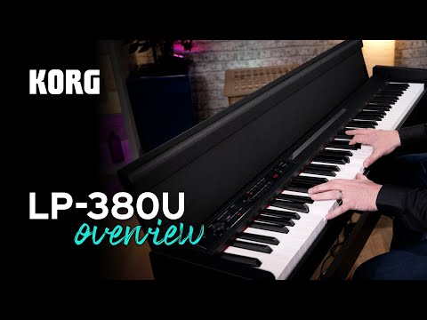 Korg LP380-U Digital Home Piano - Black