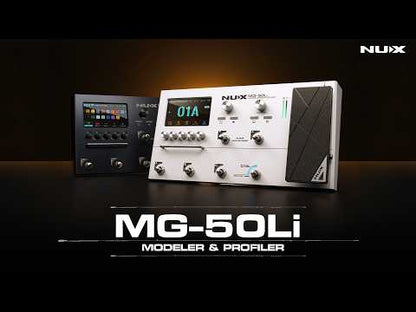 NUX MG50Li Modeller & Profiler Multi-Effects Processor - Blue