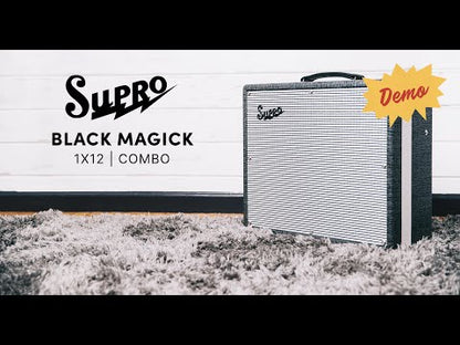 Supro Black Magick 1x12 Valve Combo Guitar Amplifier