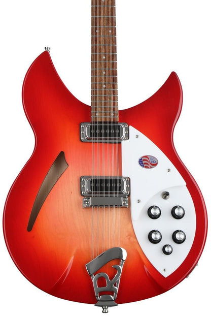 RICKENBACKER 330/12 FIREGLO GUITAR - Music Planet New Zealand