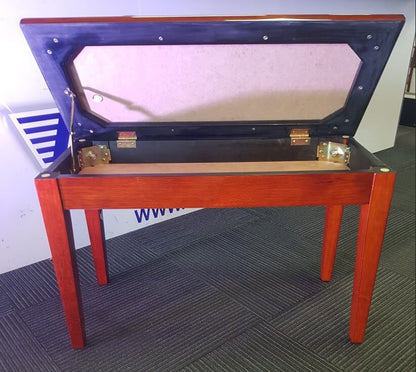 SAMICK WALNUT PIANO BENCH VINYL TOP - Music Planet New Zealand