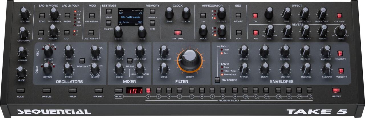 Sequential Take 5 Desktop Module Synthesizer - Music Planet NZ