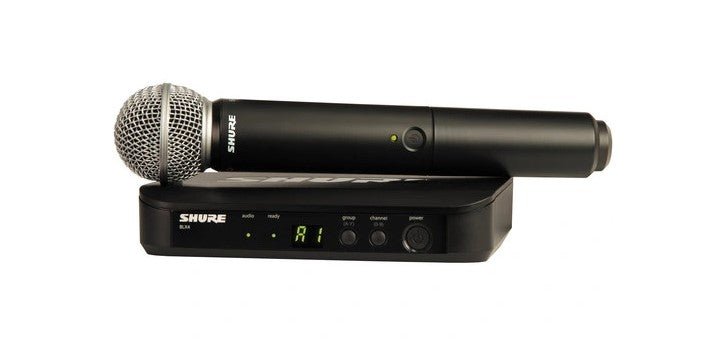 SHURE BLX24 WIRELESS SYSTEM W/SM58 CAPS - Music Planet New Zealand