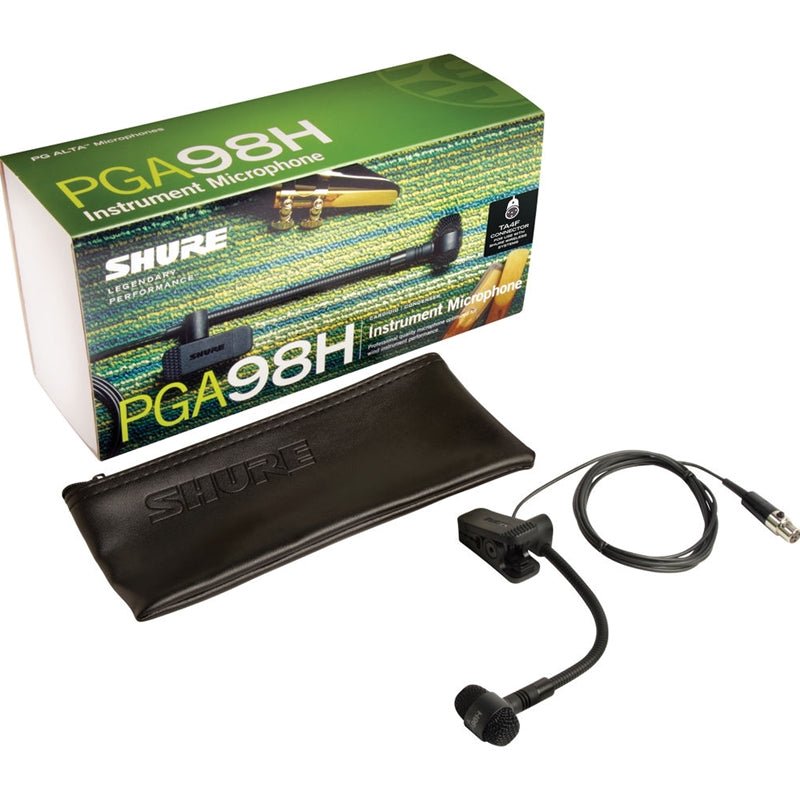 Shure PGA98H - TQG Clip - On Cardioid Condenser Horn Mic - Music Planet NZ