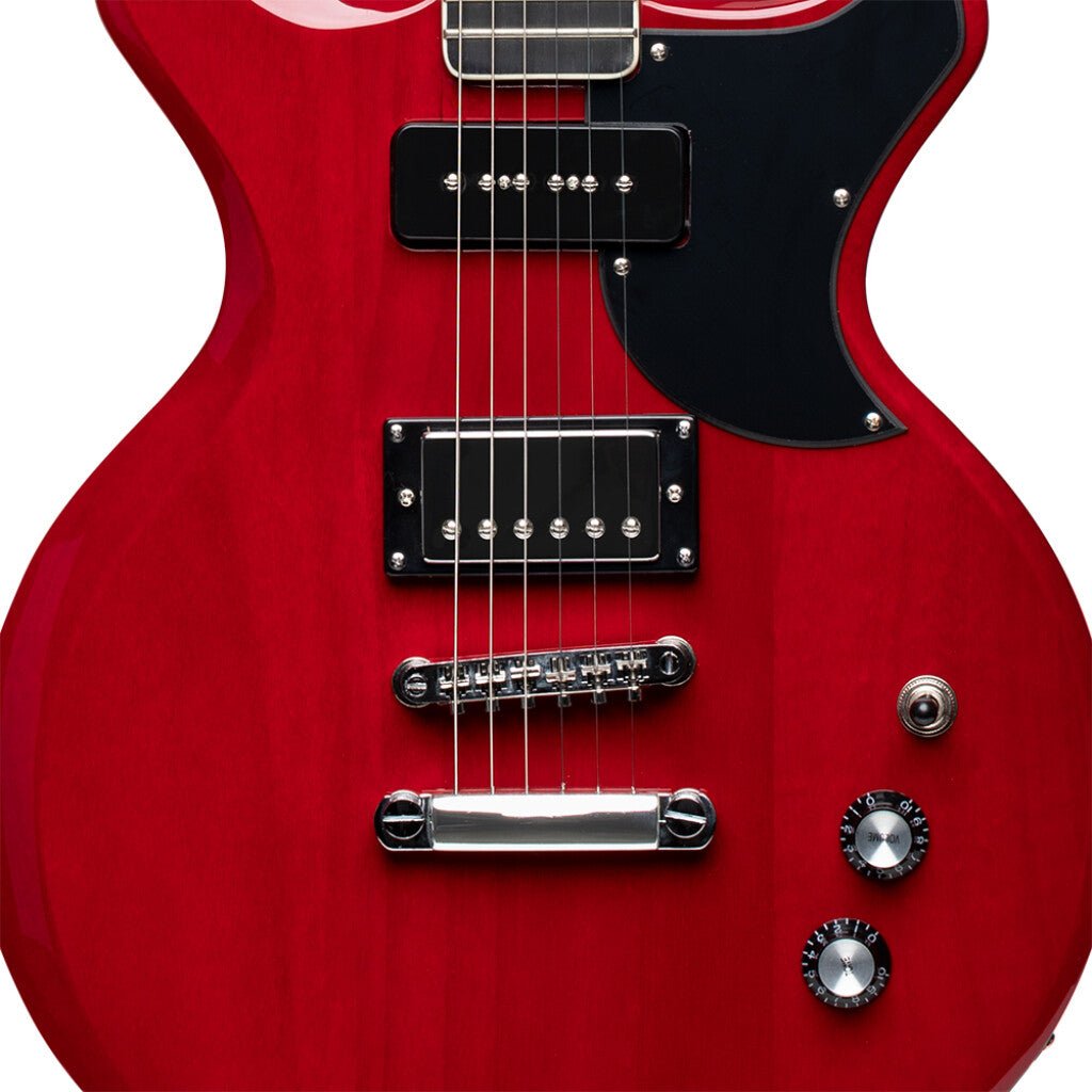 SILVERAY DC ELECTRIC GUITAR TRANS RED - Music Planet New Zealand