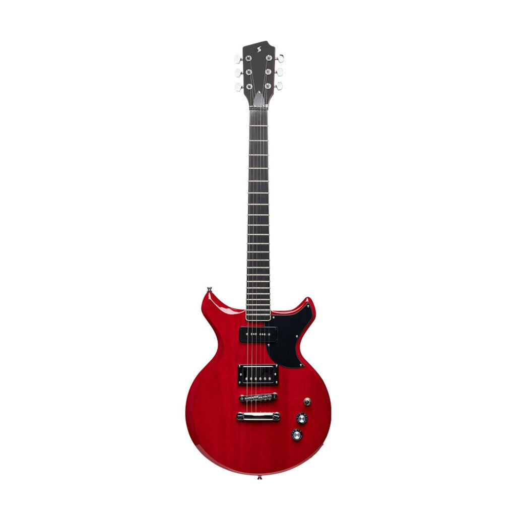 SILVERAY DC ELECTRIC GUITAR TRANS RED - Music Planet New Zealand