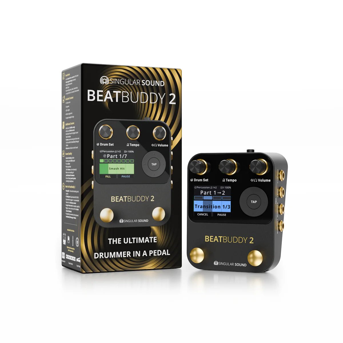 Singular Sound BeatBuddy 2 Drum Machine Pedal - Music Planet NZ