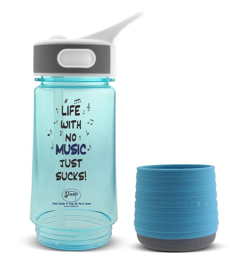 SLURP BLUETOOTH BOTTLE BLUE - Music Planet New Zealand