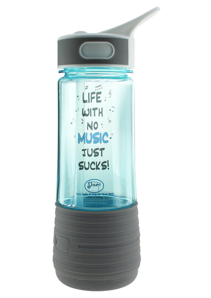 SLURP BLUETOOTH BOTTLE GREY - Music Planet New Zealand