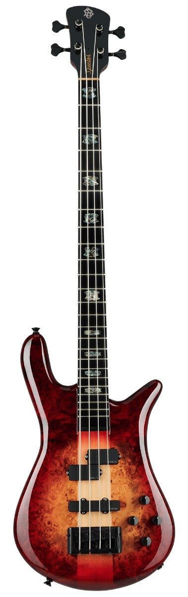 SPECTOR EURO 4 CUSTOM NATURAL RED BURST - Music Planet New Zealand