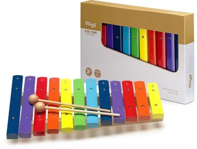 STAGG 12 KEY WOODEN XYLOPHONE W/MALLETS - Music Planet New Zealand