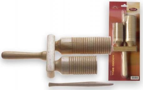 STAGG AGG - 55 WOODEN AGOGO BELL+MALLET - Music Planet New Zealand