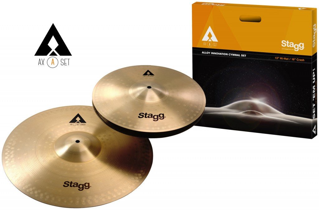 STAGG AXA COPPER STEEL CYMBAL SET HH13 - Music Planet New Zealand