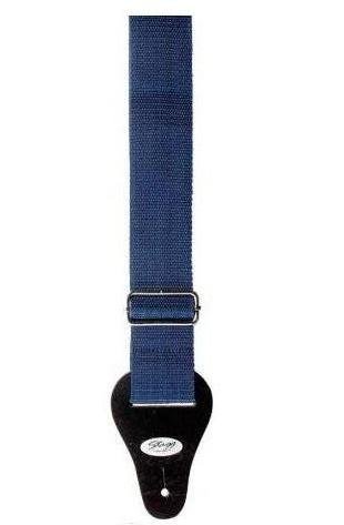 STAGG BJA006 BL GUITAR STRAP BLUE - Music Planet New Zealand