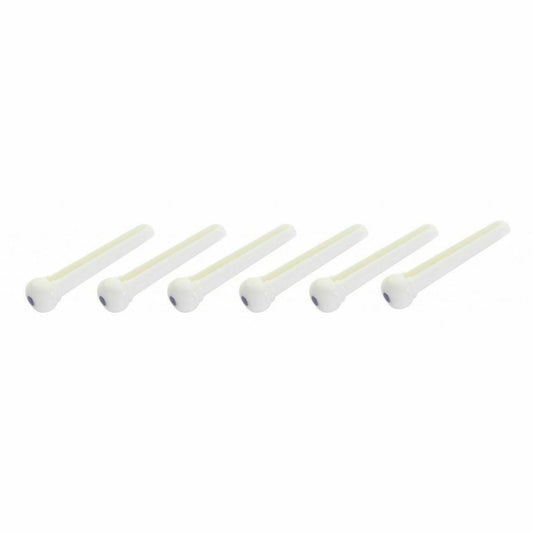 STAGG BRIDGE PINS WHITE/CREAM (SET OF 6) - Music Planet New Zealand