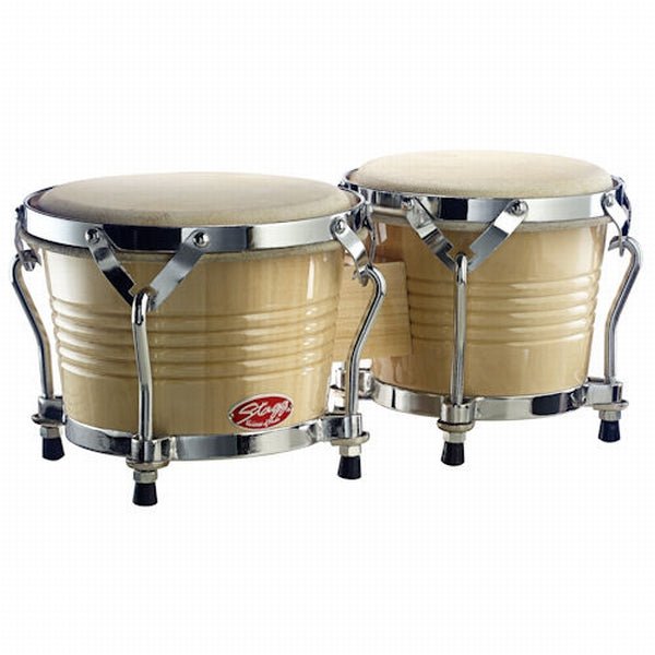 STAGG BW200 - N WOOD BONGO NATURAL - Music Planet New Zealand