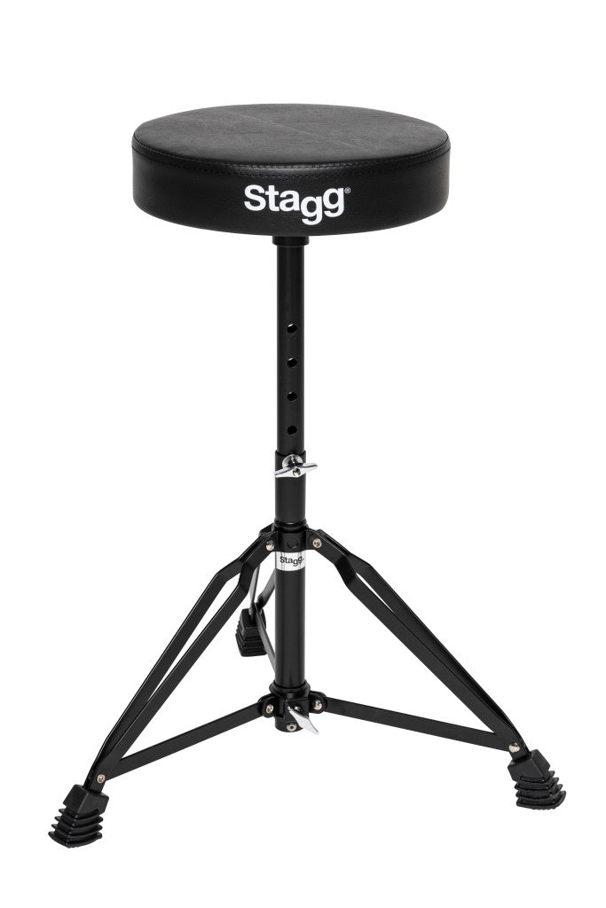 STAGG DT DRUM THRONE DOUBLE BRACED BLACK - Music Planet New Zealand