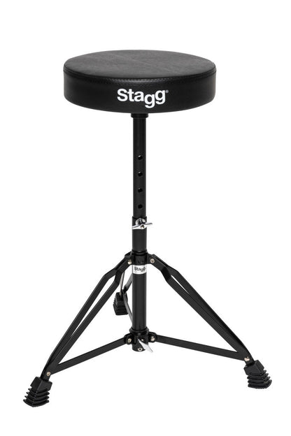 STAGG DT DRUM THRONE DOUBLE BRACED BLACK - Music Planet New Zealand