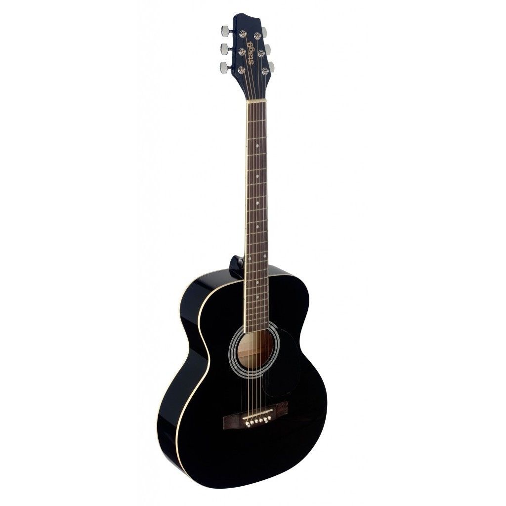STAGG GRAND AUDITORIUM ACOUSTIC BLACK - Music Planet New Zealand